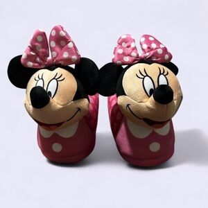 3D Disney Minnie Mouse Pink Slippers| Toddler Size 9–10C| NWT